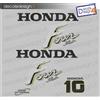 Adesivi motore marino fuoribordo Honda 10 cv four stroke gommone barca stickers