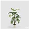 Enzo De Gasperi EDG Enzo De Gasperi Pianta Artificiale Palma Areca Vogue con Vaso H183 cm