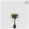 Enzo De Gasperi EDG Enzo De Gasperi Pianta Artificiale Yucca Anti-UV con Vaso H94 cm