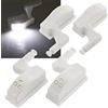 ChiliTec Luce LED per armadio, set da 4, sensore di pressione per porte