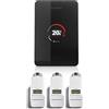 Bosch Thermotechnik Bosch SET Termostato smart WiFi EasyControl CT 200 nero per caldaie Bosch + 3 Valvole Elettroniche ETRV - Controllo temperatura in ogni stanza