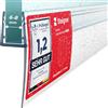 STEIGNER Guarnizione doccia 60 cm UK05 (1 pz.) - Guarnizione verticale per doccia angolare o pentagonale con porta 6-8 mm - Colore: trasparente - Perfetta aderenza, Finitura estetica, Impermeabile