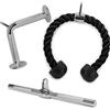 Yes4All Deluxe T-Bar Row Platform Landmine Attachment - Girevole a 360° e facile da installare - Si adatta a barre standard e olimpiche da 1"