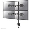 Neomounts FPMA-D550D4BLACK Braccio porta-monitor per 4 monitor, da 13 a 32
