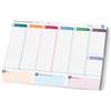Planner Settimanale da Scrivania A4 Planning da Tavolo Perpetuo con Design
