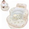 Vlecexs Seggiolino Gonfiabile per Bambini da 3 a 36 Mesi, Inflatable Baby Seat, Seggiolini Gonfiabile da Terra per Sedersi, Seggiolino Gonfiabile con Pompa ad aria Integrata, Sedia Gonfiabile Neonato