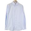 Suitsupply Camicia Uomo 43/17 Extra Slim Blu In Cotone 100% Con Colletto Cutaway