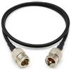 Jetfon Cavo di prolunga coassiale RG58 da 50 cm. - Connettori da N (F) a PL (M)