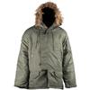 Mil-Tec N-3B giacca da Pilota, oliva,