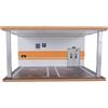 Espositore Garage Scala 1:18 Design Realistico Vetrina Antipolvere Automodelli