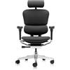 Procomfort ERGOHUMAN ELITE EVOLUTION IGNIFUGA 1IM Struttura Nera - Tessuto Nero