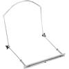Greensen Supporto per Armonica a 24 Fori, Collo Regolabile, Robusto e Durevole, Cavezza Mundharmonika con Comodo Supporto per Collo in Gomma Leggero e Portatile 225 X 220 X 7 mm (Argento