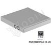 Ajax 140913 Nvr PoE 8 canali di rete con uscita HDMI 4K, 8 porte PoE e supporto per 2 dischi rigidi sostituibili a caldo