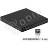 Ajax 140914 Nvr PoE 16 canali di rete con uscita HDMI 4K, 8 porte PoE e supporto per 2 dischi rigidi sostituibili a caldo