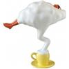 Figurina Tazza Caffè Giocoso Scultura Tazza Piattino Scultoreo per Caffetteria