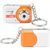 Annadue Mini Action Camera 1280x1024, Videocamera 1280x960 Registrazione Movimento 30 Fotogrammi, Rilevamento Movimento, Supporto Scheda di Memoria 32G (ORANGE)