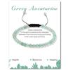 LOCCY Bracciale in cristallo per donna, braccialetto in pietra naturale da 4mm Bracciale regolabile in pietra preziosa con perline Yoga per donne e ragazze