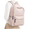 WISEPACK Zaino Scuola Zaino Donna da Viaggio Lmpermeabile B-Rosa | Scomparto impermeabile per laptop da 15 pollici, ideale per gli studenti delle scuole medie in viaggio