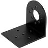 RiToEasysports Base Motore RC, Sedile per Supporto Motore Brushless a Forma di L in Metallo per Auto RC per Motori 4082 5055 con Materiale in Lega di Alluminio con Distanza del Foro di 25 Mm/30 Mm(Nero)