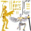 HTTDSLF T13 Action Figure Set (Assembly completato), 13 Toy Robot Multi-giunto stampato in 3D, T13 Action Figure Con Più Giunti, Decorazioni Desktop per gli Amanti del Gioco Giocattoli