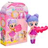 BUBILOONS IMC Toys Bubiloons Bubigirls Amy, Bambola da Collezione che Gonfia Palloncini, la Puoi Vestire e Giocare con 12 Accessori, Gioco per Bambini +5 Anni