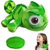 LUKIUP Peluche Camaleonte, Spalla Peluche Figure, Peluche a Forma di Lucertola, Magnetico, Regalo per Ragazzi e Ragazze