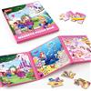 SYNARRY Puzzle Magnetico per Bambini 3 4 5 6 Anni, 20 Pezzi Puzzle Magnetici Unicorno Mermaid Princess, Regali Di Giocattoli Da Viaggio per Bambina