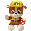 Ty - Collezione Paw Patrol, Rubble, Tutti gli Eroi della Squadra dei Cuccioli in Versione Floppy, Morbido Peluche da Collezionare, Idea Regalo per Grandi e Piccini - 20 cm - T44020