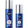 NIVEA MEN Luminous630 Skincare Kit Anti-Macchie, Set skincare con siero viso uomo Anti-Age Power Serum 30 ml e crema viso uomo Anti-Age Power Cream 2in1 SPF30 50 ml con Thiamidol brevettato