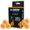 Schildkröt 608509, Donic Pallina da Ping Pong Jade, qualità Poly 40+, Confezione da 6, Arancione, 618378 Unisex Adulto