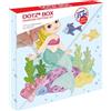 DIAMOND DOTZ Pracht Creatives Hobby Box Little Mermaid, Quadro diamantato su Telaio, Circa Dimensioni: 28 x 28 x 2,5 cm, da appoggiare o Appendere, Ideale Anche per Bambini, DBX-016