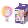 WiZ Lampadina Globo Smart LED WiFi, Luce Bianca e Colorata RGB, Filamento, E27, equivalente a 60W, Tecnologia SpaceSense, Controllo Vocale (Alexa, Apple HomeKit, Google Home)