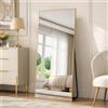 BEAUTYPEAK Grande specchio da terra con specchio HD, 171 x 76 cm, specchio | Specchio da parete con supporto, vetro infrangibile per una riflessione senza distorsioni, ideale per camera da letto