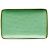 ROSE & TULIPANI MILANO Thun Rose & Tulipani - Vassoio Rettangolare Verde Acqua - Arredo Casa, Cucina - Linea Concerto di Colori - Idea Regalo - Stoneware - Ø 20; 13 cm