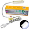Bonlux A collo di cigno Macchina Da Cucire Lavoro Luce 30 LED Lampada Funzionante Con Magnetic Base Di Montaggio per Tutti Macchina Da Cucire Illuminazione