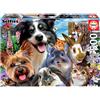 Educa - Puzzle da 500 pezzi per adulti e bambini | Amici del Patio. Misura: 48 x 34 cm. Include colla fix puzzle. Consigliato a partire dai 11 anni (19250)