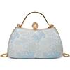 CORIOS Borsetta da Sera da Donna Clutch in Ricami Borsa Sposa Pochette Piccolo con Catena Elegante Gorgeous Borsa a Spalla a Tracolla per Cerimonia Cocktail Ballo Festa