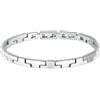TRUSSARDI Bracciale in acciaio e pietra