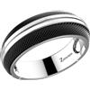ZANCAN Anello in argento con dettaglio skin