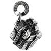 BOTTEGA BOCCADAMO Charm in argento 925 brunito a forma di regalo