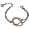 BOTTEGA BOCCADAMO Bracciale in argento brunito con serpente