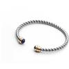 CESARE PACIOTTI Bracciale torcion in argento 925 e acciaio