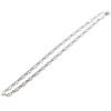 CESARE PACIOTTI Collana in argento con zirconi e maglie decorate