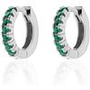 UNOAERRE FASHION JEWELLERY Orecchini in metallo dorato con smalto rosa e fucsia