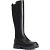 CafèNoir Cafè Noir Stivali alti in pelle con zip interna e suola 4 cm