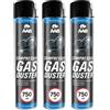 AABCOOLING 3 x Bomboletta d'Aria Compressa 750ml per Pulire Accessori PC, Tastiera, Stampanti, Televisioni, Fotocamere, Spray con Tubo di Estensione, Rimozione di Polvere