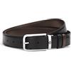 MONTBLANC | PELLETTERIA CINTURA IN PELLE NERO/EBANO, MEISTERSTUCK 223407