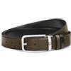 MONTBLANC | PELLETTERIA CINTURA PELLE REVERSIBILE KHAKI/NERO, GRAIN/MEISTERSTUCK