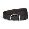 MONTBLANC | PELLETTERIA CINTURA REVRSIBILE 35 MM IN PELLE SARTORIAL 222145