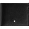 MONTBLANC | PELLETTERIA PORTAFOGLIO PELLE BICOLOR 6 CC, BLU/NERO MEISTERSTÜCK